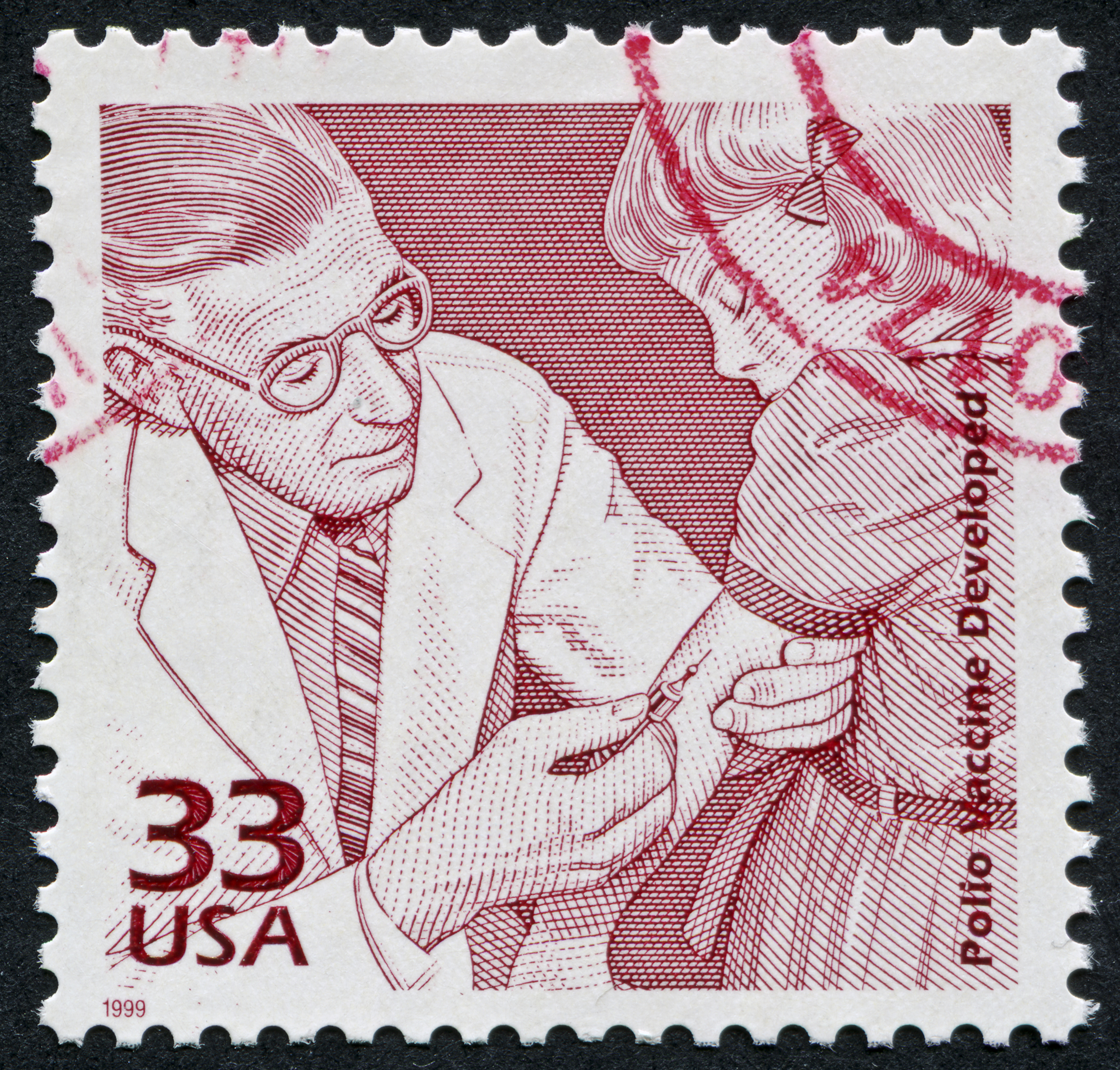 Polio Postage Stamp - US